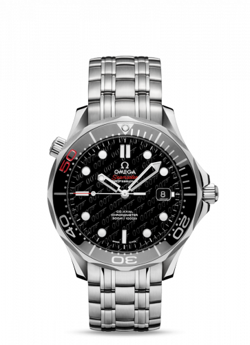 Omega Seamaster Diver 300M Co-Axial 41 Stainless Steel / Black / Bracelet James Bond 50th Anniversary 212.30.41.20.01.005