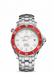 Omega Seamaster Diver 300M Co-Axial 41 Stainless Steel / White / Bracelet / Vancouver Olympics 212.30.41.20.04.001