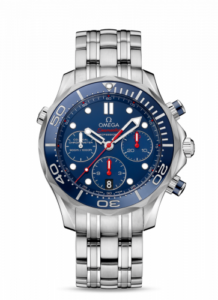 Omega Seamaster Diver 300M Co-Axial 44 Chronograph Stainless Steel / Blue / Bracelet 212.30.44.50.03.001