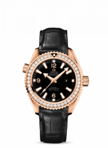 Omega Seamaster Planet Ocean 600M Co-Axial 37.5 Red Gold / Diamond / Alligator 232.58.38.20.01.001