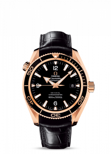 Omega Seamaster Planet Ocean 600M Co-Axial 42 Red Gold / Black / Alligator 222.63.42.20.01.001