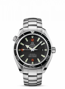 Omega Seamaster Planet Ocean 600M Co-Axial 42 Stainless Steel / Orange Numerals / Bracelet 2201.51.00