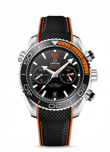 Omega Seamaster Planet Ocean 600M Co-Axial 45.5 Master Chronometer Chronograph Stainless Steel / Orange / Rubber 215.32.46.51.01.001