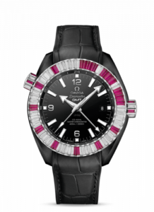 Omega Seamaster Planet Ocean 600M Co-Axial 45.5 Master Chronometer GMT Deep Black Ruby 215.98.46.22.01.002