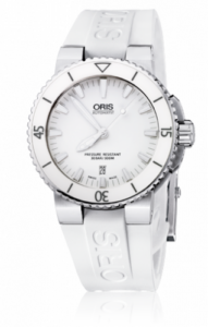 Oris Aquis Date 43 Stainless Steel / White / Rubber 01 733 7653 4156-07 4 26 31EB