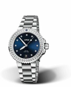 Oris Aquis Date Diamonds 36.5 Stainless Steel - Diamond / Blue - Diamond / Bracelet 01 733 7731 4995-07 8 18 05P