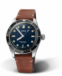 Oris Divers Sixty-Five 40 Stainless Steel / Blue / Calf 01 733 7707 4055-07 5 20 45