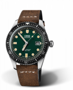 Oris Divers Sixty-Five 42 Stainless Steel / Green / Calf 01 733 7720 4057-07 5 21 02