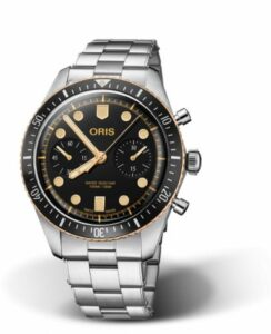 Oris Divers Sixty-Five 43 Chronograph Stainless Steel / Bronze / Black / Bracelet 01 771 7744 4354-07 8 21 18