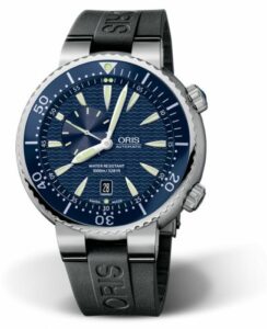 Oris Divers Small Second - Date Stainless Steel / Blue / Rubber 01 743 7609 8555-07 4 24 34EB