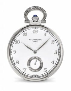 Patek Philippe Pocket Watch Lepine White Gold / Pittsburgh 992/111G