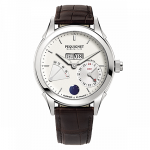Pequignet Rue Royale GMT Stainless Steel / Silver 9010933CG