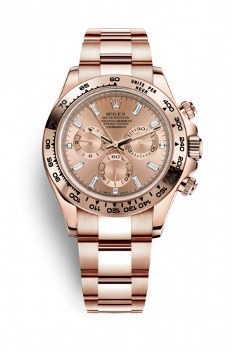 Rolex Cosmograph Daytona Everose / Pink Baguette 116505-0012