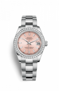 Rolex Datejust 31 Stainless Steel Diamond / Oyster / Pink 178384-0059