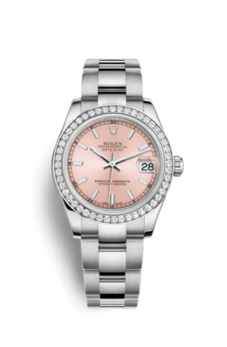 Rolex Datejust 31 Stainless Steel Diamond / Oyster / Pink 178384-0059