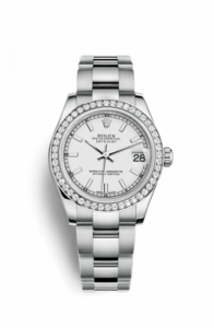 Rolex Datejust 31 Stainless Steel Diamond / Oyster / White 178384-0060