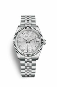 Rolex Datejust 31 Stainless Steel Fluted / Jubilee / Silver Computer 178274-0017