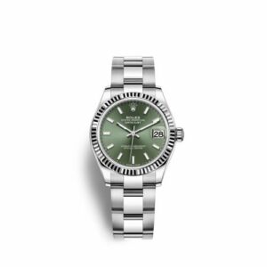 Rolex Datejust 31 Stainless Steel Fluted / Oyster / Green 278274-0017