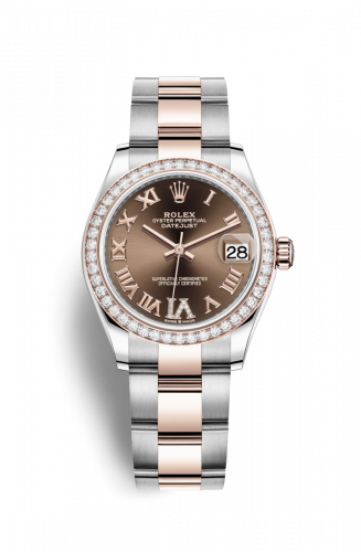 Rolex Datejust 31 Stainless Steel/ Rose Gold / Diamond / Chocolate - Roman / Oyster 278381rbr-0005