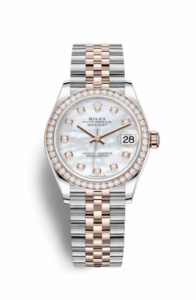 Rolex Datejust 31 Stainless Steel/ Rose Gold / Diamond / MOP / Jubilee 278381rbr-0026