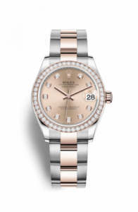 Rolex Datejust 31 Stainless Steel/ Rose Gold / Diamond / Rose - Diamond / Oyster 278381rbr-0023