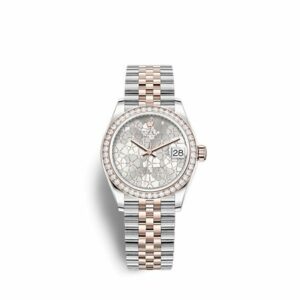 Rolex Datejust 31 Stainless Steel/ Rose Gold - Diamond / Silver - Floral / Jubilee 278381RBR-0032
