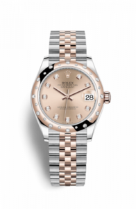Rolex Datejust 31 Stainless Steel/ Rose Gold / Domed - Diamond / Rose - Diamond / Jubilee 278341rbr-0024
