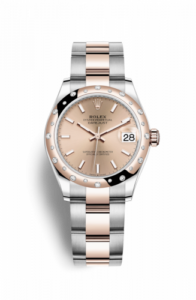 Rolex Datejust 31 Stainless Steel/ Rose Gold / Domed - Diamond / Rose / Oyster 278341rbr-0009