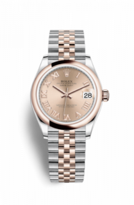 Rolex Datejust 31 Stainless Steel/ Rose Gold / Domed / Rose - Roman / Jubilee 278241-0006
