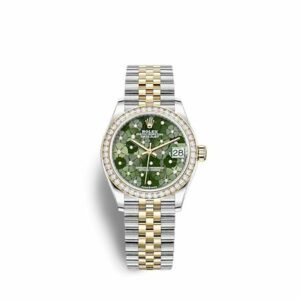 Rolex Datejust 31 Stainless Steel - Yellow Gold / Diamond/ Olive - Floral / Jubilee 278383RBR-0032