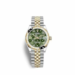 Rolex Datejust 31 Stainless Steel / Yellow Gold / Domed - Diamond / Olive - Floral / Jubilee 278343RBR-0032