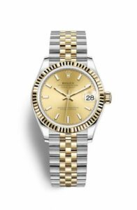 Rolex Datejust 31 Stainless Steel / Yellow Gold / Fluted / Champagne / Jubilee 278273-0014