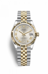 Rolex Datejust 31 Stainless Steel / Yellow Gold / Fluted / Silver - Roman / Jubilee 278273-0004