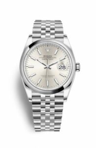 Rolex Datejust 36 Stainless Steel / Domed / Silver / Jubilee 126200-0001