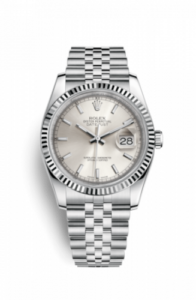 Rolex Datejust 36 Stainless Steel Fluted / Jubilee / Silver 116234-0080
