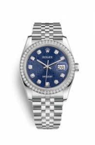 Rolex Datejust 36 Stainless Steel Diamond / Jubilee / Blue Computer 116244-0059