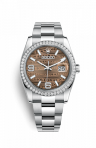 Rolex Datejust 36 Stainless Steel Diamond/ Oyster / Bronze Wave 116244-0037
