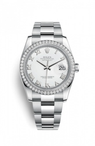 Rolex Datejust 36 Stainless Steel Diamond / Oyster / Silver 116244-0023