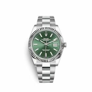 Rolex Datejust 41 Stainless Steel - Fluted / Green / Oyster 126334-0027