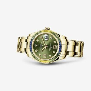 Rolex Datejust Pearlmaster 39 Fancy Green 86348sablv-0003
