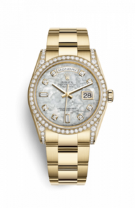 Rolex Day-Date 36 Yellow Gold Diamond / Oyster / MOP 118388-0119