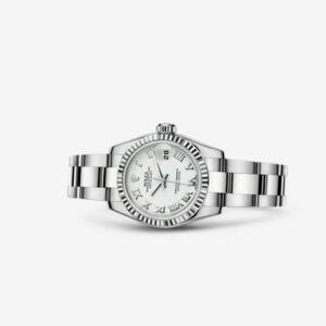 Rolex Lady-Datejust 26 Fluted White Oyster 179174-0094