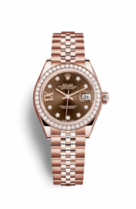 Rolex Lady-Datejust 28 Everose Diamond / Jubilee / Chocolate Diamond 279135rbr-0002