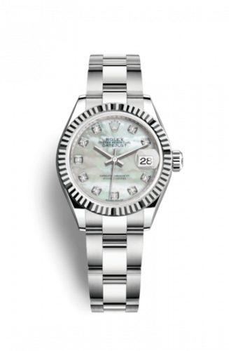 Rolex Lady-Datejust 28 Stainless Steel Fluted / MOP / Oyster 279174-0010