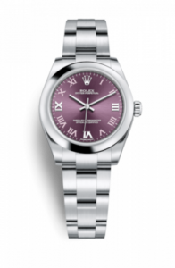 Rolex Oyster Perpetual 31 Red Grape Roman 177200-0017