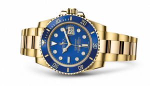 Rolex Submariner Date Yellow Gold / Blue-Diamond 116618lb-0002