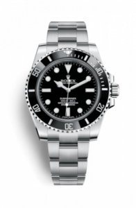 Rolex Submariner No-Date / Stainless Steel / Black / Cerachrom 114060-0002