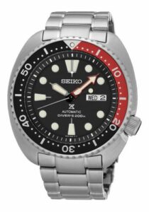 Seiko Prospex Diver Turtle Stainless Steel / Black / Bracelet / Coke SRP789