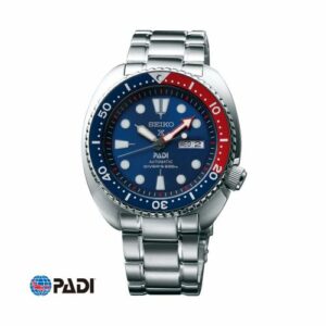 Seiko Prospex Diver Turtle Stainless Steel / Blue / Bracelet / Padi SRPA21