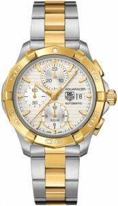 TAG Heuer Aquaracer 300M Calibre 16 42 Stainless Steel / Yellow Gold / Silver / Bracelet CAP2120.BB0834